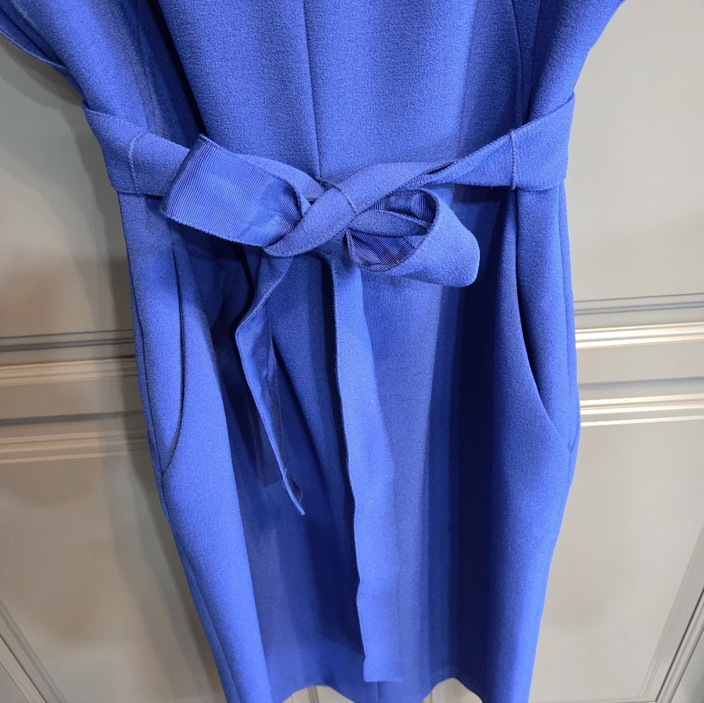 Eliza J Size 8 Elegant Blue Dress - Picture 3 of 9